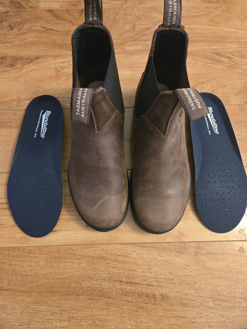 Blundstone Brown Leather Chelsea Boots - Classic Slip-On Sz 6.5